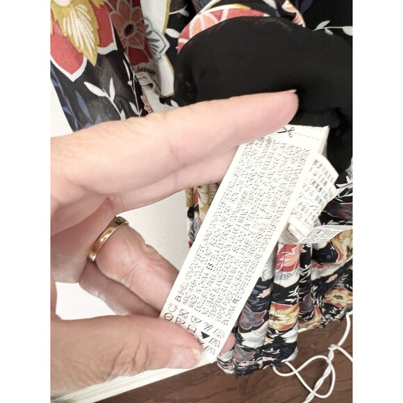 Vtg  Y2K Forever 21 Maxi Dress Size Small Black Whimsey Goth Fairy Grunge Gypsy - Picture 13 of 13